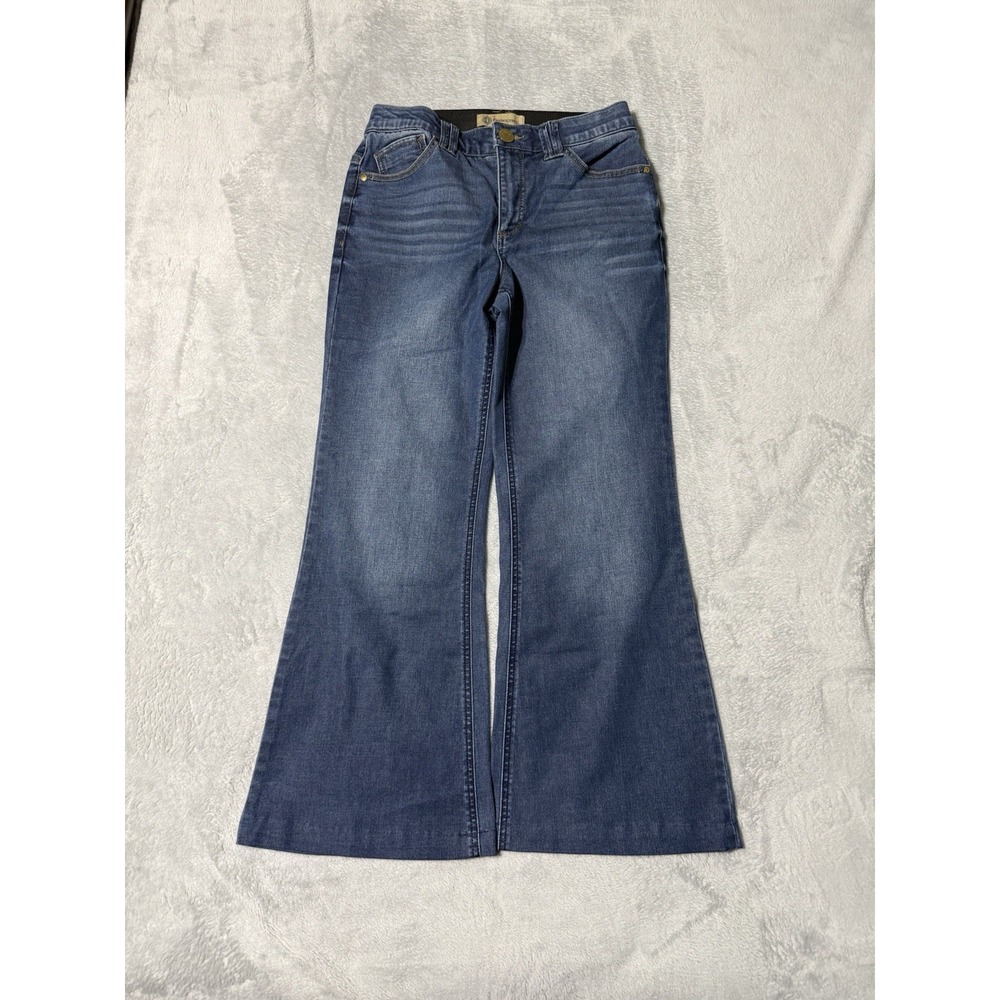 Democracy Jeans Womens 8 Blue Bootcut High Rise Medium Wash 27x26